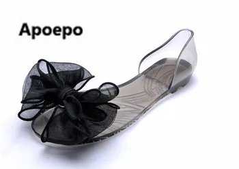 Naujausias 2022 Naujas stilius sandalai vasarą drugelis-mazgas želė batai butas atsitiktinis moterų batai beach vacation patogus 35-40 dydis